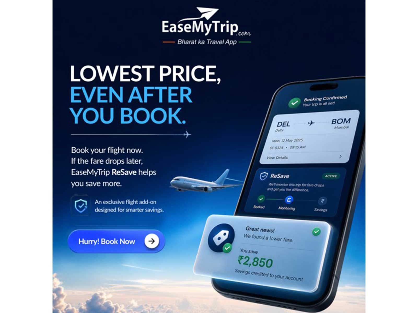 EaseMyTrip ReSave: 7 Powerful Ways the New Flight Feature Can Help Travellers Save EaseMyTrip ReSave